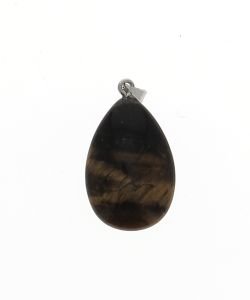 Pendentif Larme Oeil de Tigre 3cm, 1 part
